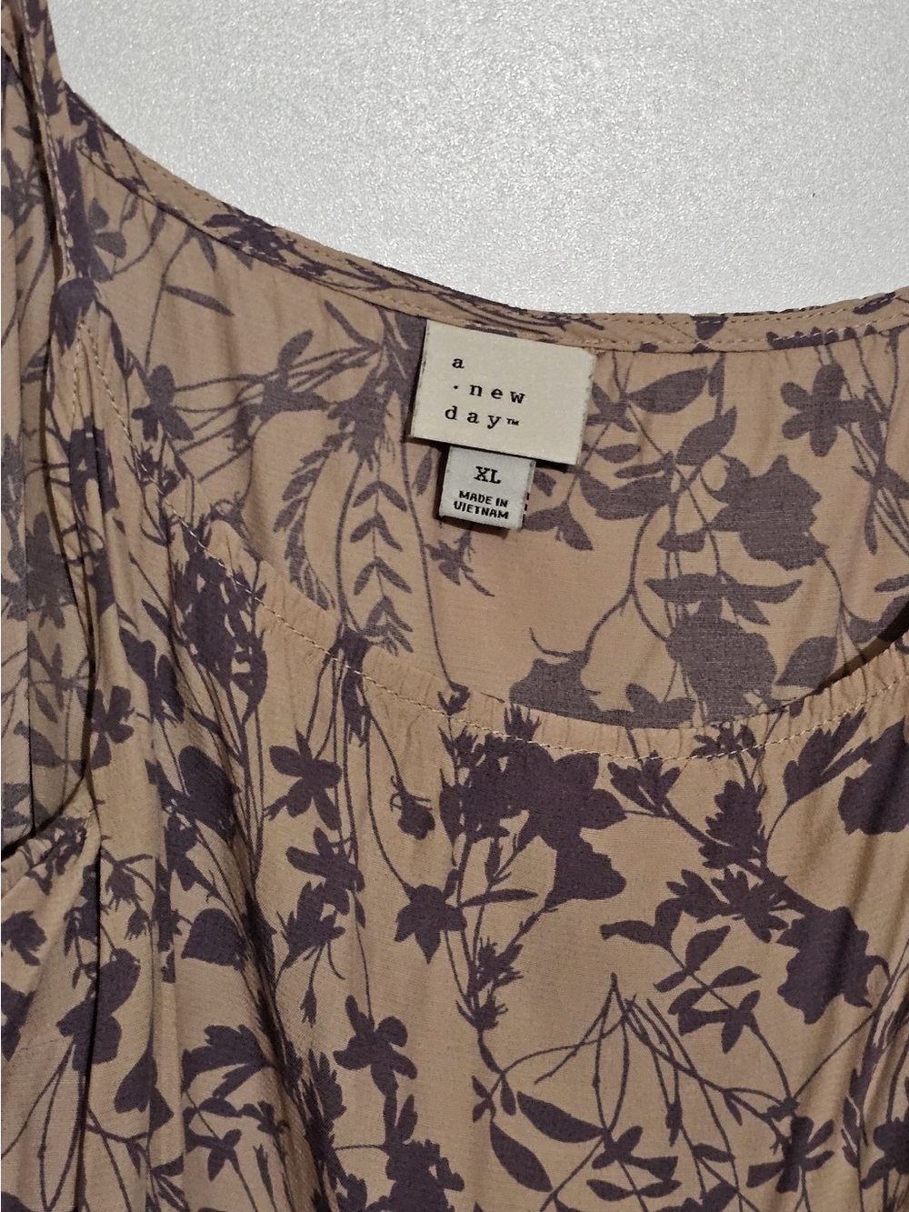 a new day dress with Purple Floral Print